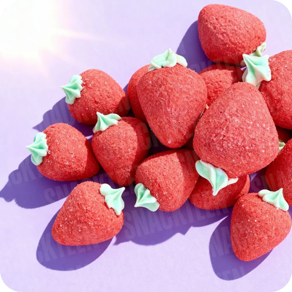 Óriás eper pillecukor