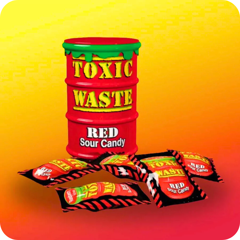 Toxic Waste Piros Dobozos