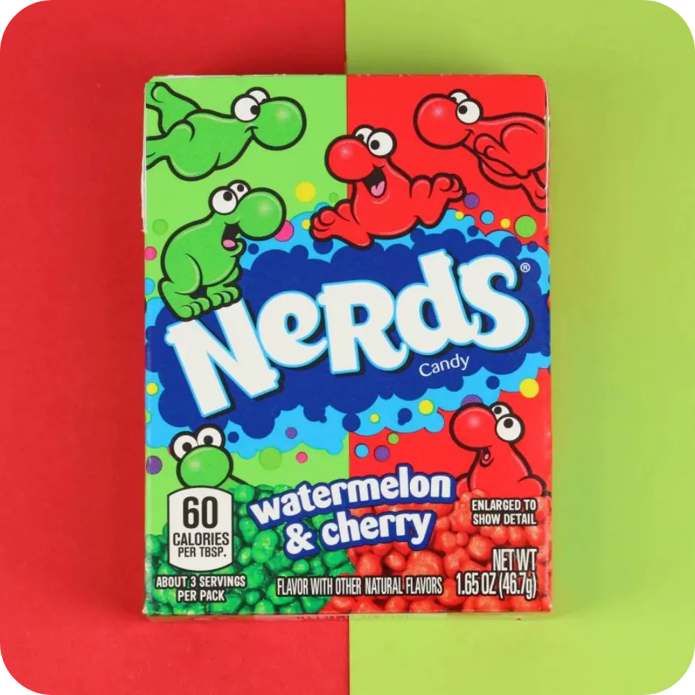 Wonka Nerds dinnyés-cseresznyés cukorka