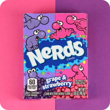 Wonka Nerds szőlős-epres cukorka
